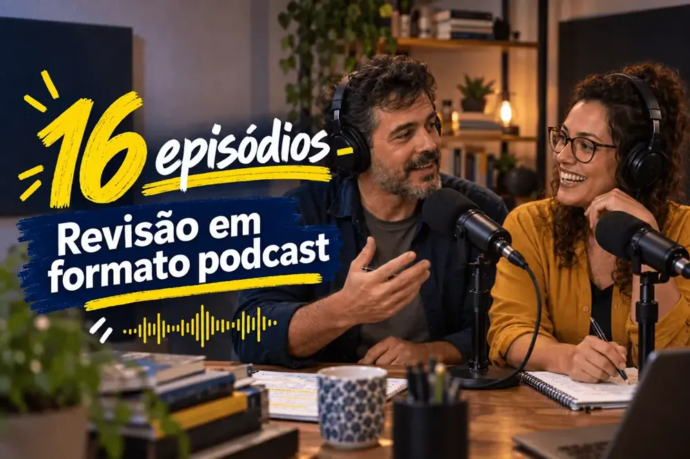 Revisão no Fone: 16 episódios de revisão em formato podcast