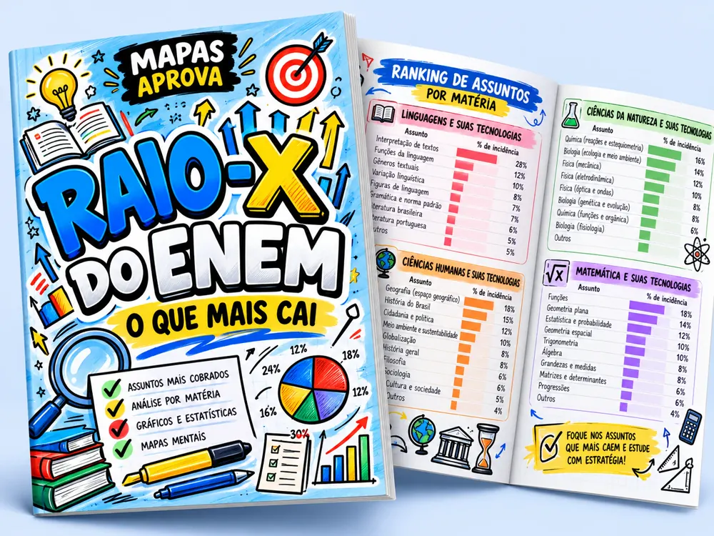 Apostila Raio-X do ENEM: o que mais cai