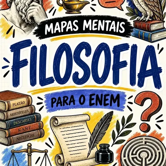 Capa Mapas Mentais Filosofia