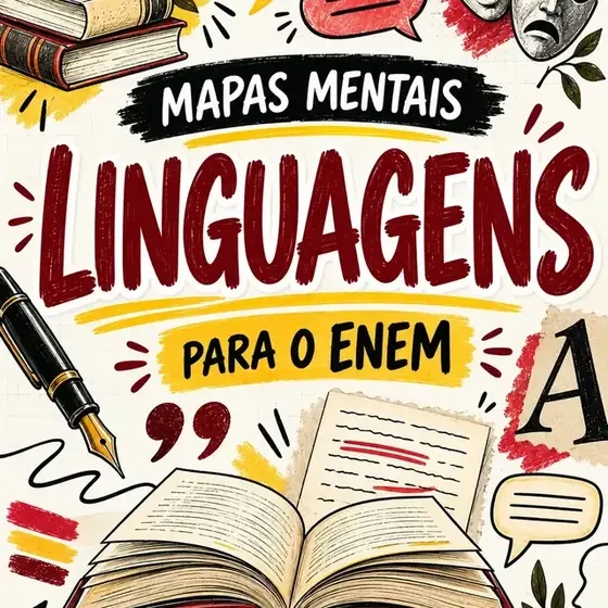 Capa Mapas Mentais Linguagens
